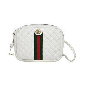 Gucci 536441 Trapunta Quilted Leather Cross Body Bag